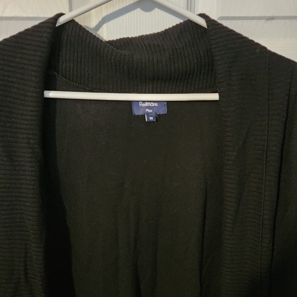 Reitmans Black Cardigan Sweater 2X - Picture 3 of 5